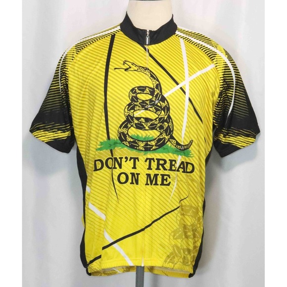 83 Sportswear Tops - 83 Sportswear Don't Tread On Me Full Zip Cycling Jersey Mens Size 4XL  52" Chest